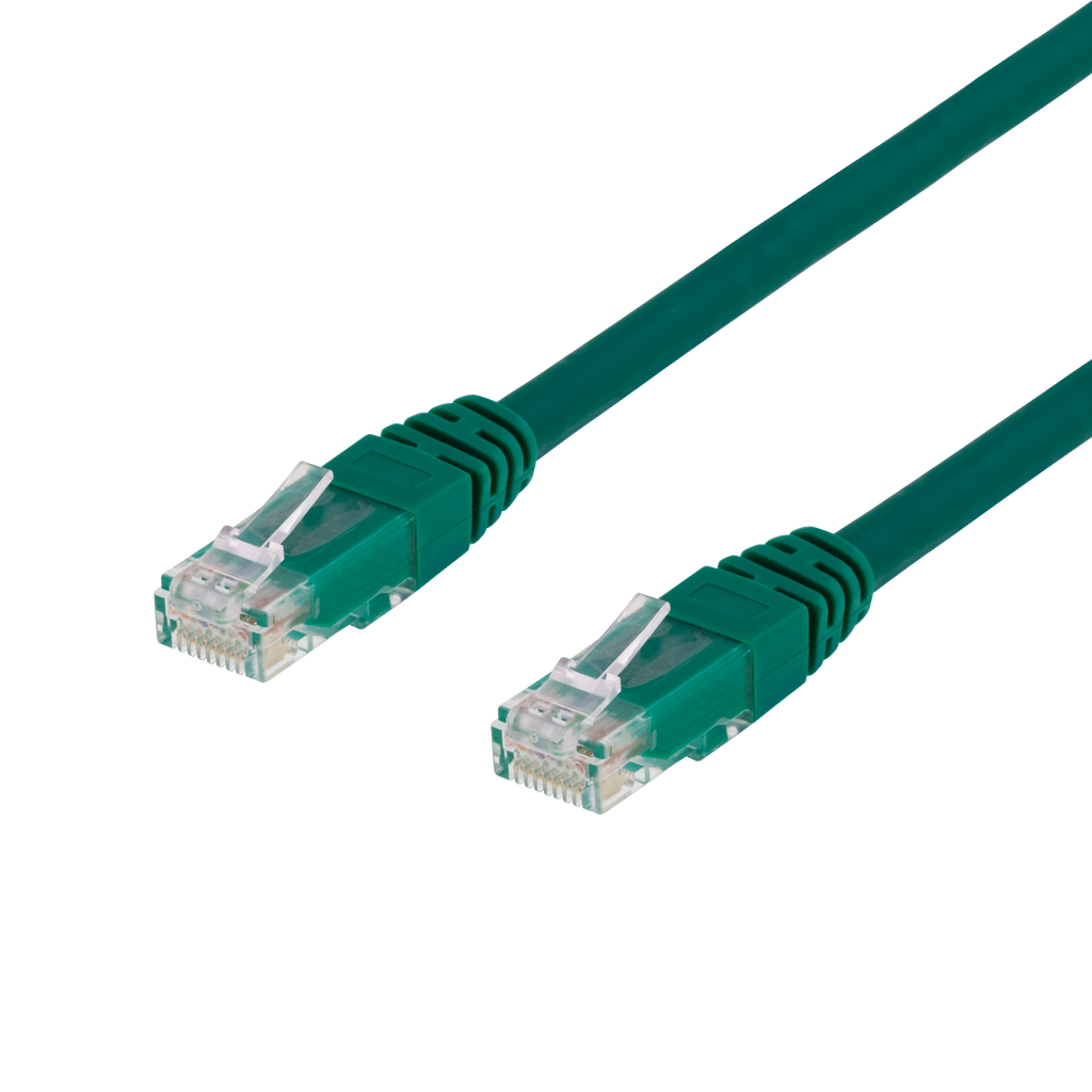 Deltaco TP-65G networking cable Green 5 m Cat6 U/UTP