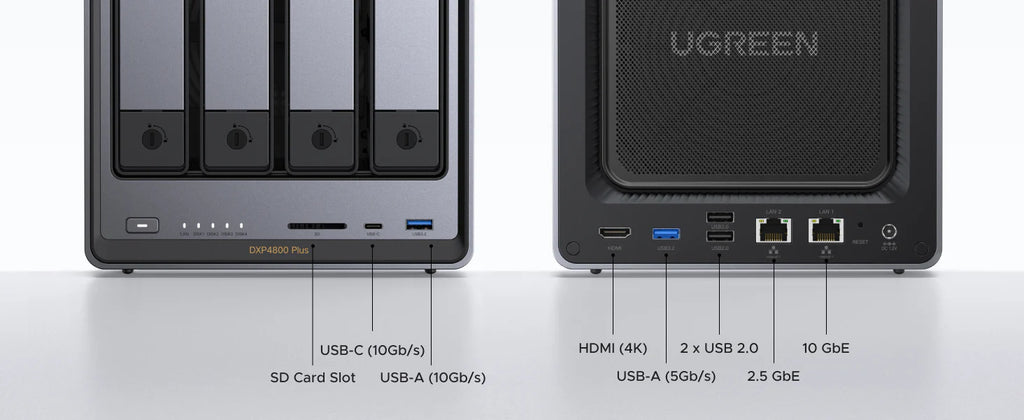 Ugreen NETWORK ATTACHED DX4800PL DISKLESSUK NAS Escritorio Intel® Pentium® 8GB (2)