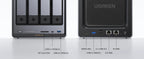 Ugreen NETWORK ATTACHED DX4800PL DISKLESSUK NAS Escritorio Intel® Pentium® 8GB (2)