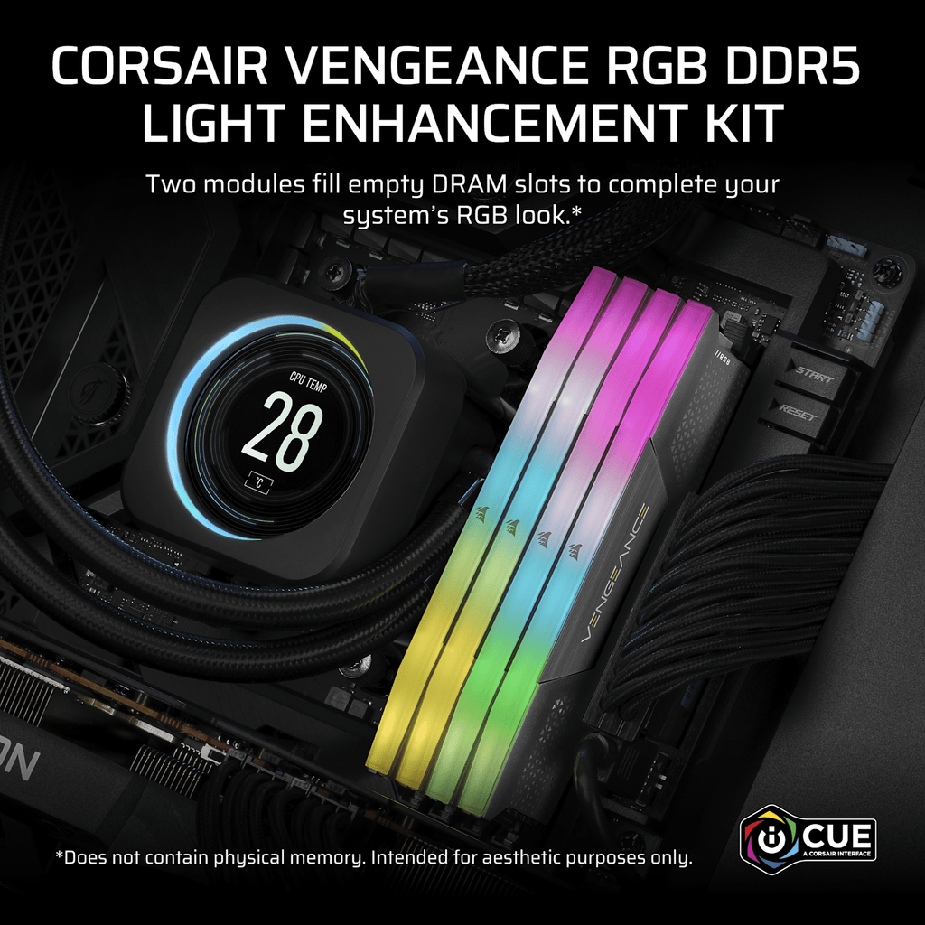 Corsair CMHLEKIT2G-D5 pieza de caja de ordenador Kit de mejora de luz RGB