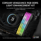 Corsair CMHLEKIT2G-D5 pieza de caja de ordenador Kit de mejora de luz RGB