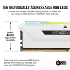 Corsair Vengeance RGB Pro CMH64GX4M4E3200C16W módulo de memoria 64 GB 4 x 16 GB