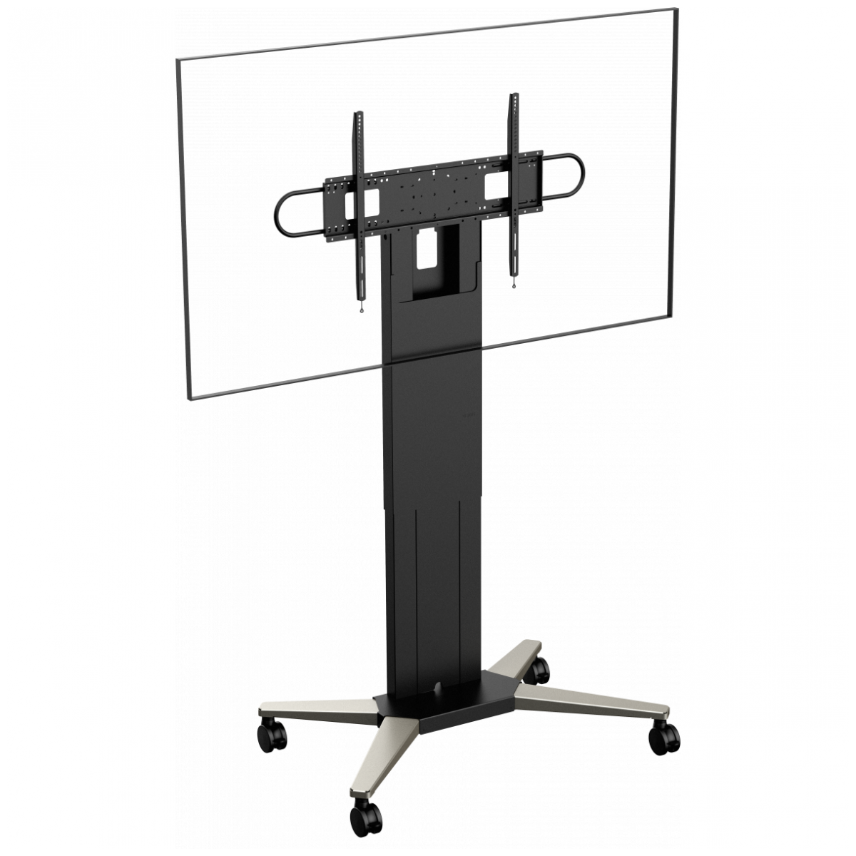 Vision VFM-F51T - Carro de soporte de suelo para pantallas, uso intensivo