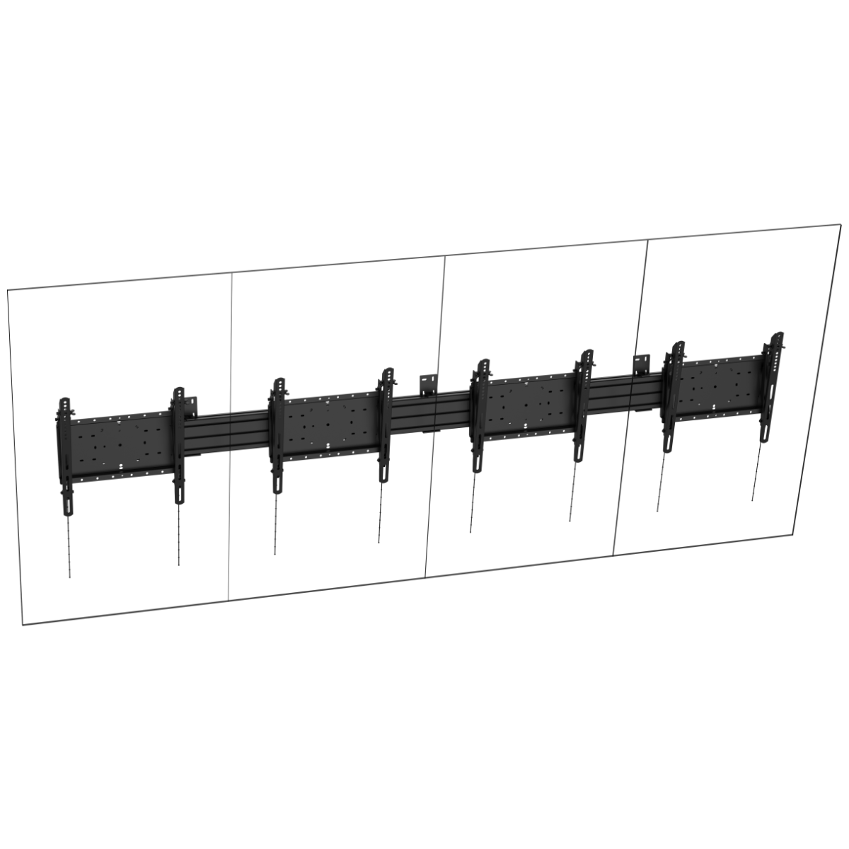 Vision VFM-MNU/P4X55 Incluye riel de aluminio de 2400mm de ancho