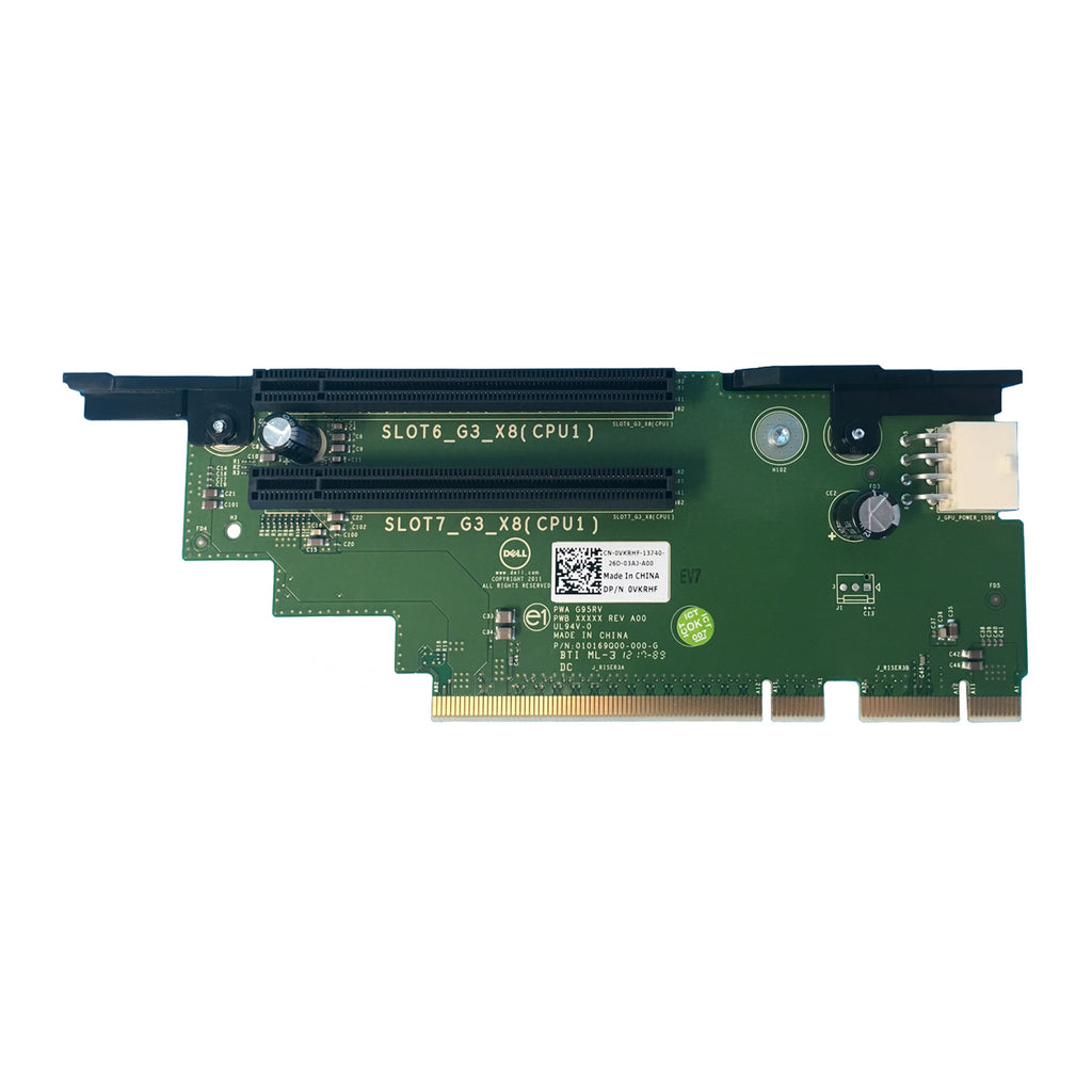 Dell Conjunto tarjeta expansora elevadora izquierda PER720 VKRHF – Reacondicionado