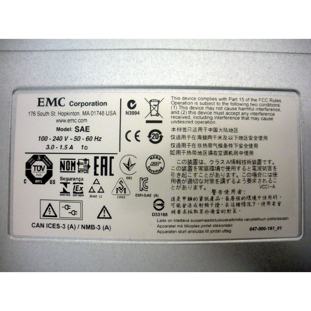 EMC 25-slot Disk Array Enclosure VNXB6GSDAE25-RFB – Reacondicionado (2)