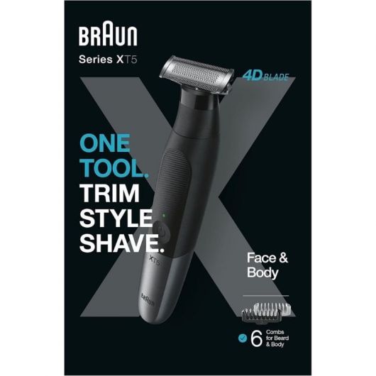 Afeitadora Braun Wet and Dry Serie X XT5200/ con Batería/ 6 Accesorios - XT5200 V2 (3)