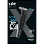Afeitadora Braun Wet and Dry Serie X XT5200/ con Batería/ 6 Accesorios - XT5200 V2 (3)