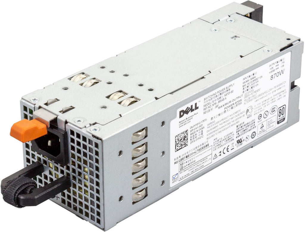 DELL YFG1C unidad de fuente de alimentación 870 W Negro, Gris