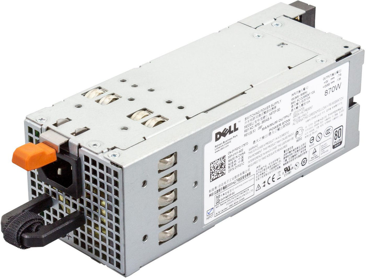 DELL YFG1C unidad de fuente de alimentación 870 W Negro, Gris