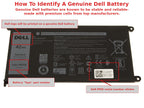 Dell Portátil de iones de litio 3 celdas 42Wh YT39X (2)
