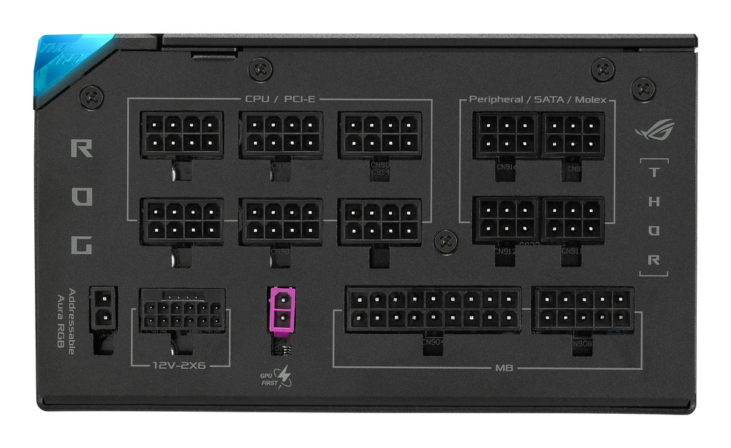ASUS ROG -THOR-1000P3-GAMING-E unidad de fuente de alimentación 1000 W 20+4 pin ATX ATX Negro (6)