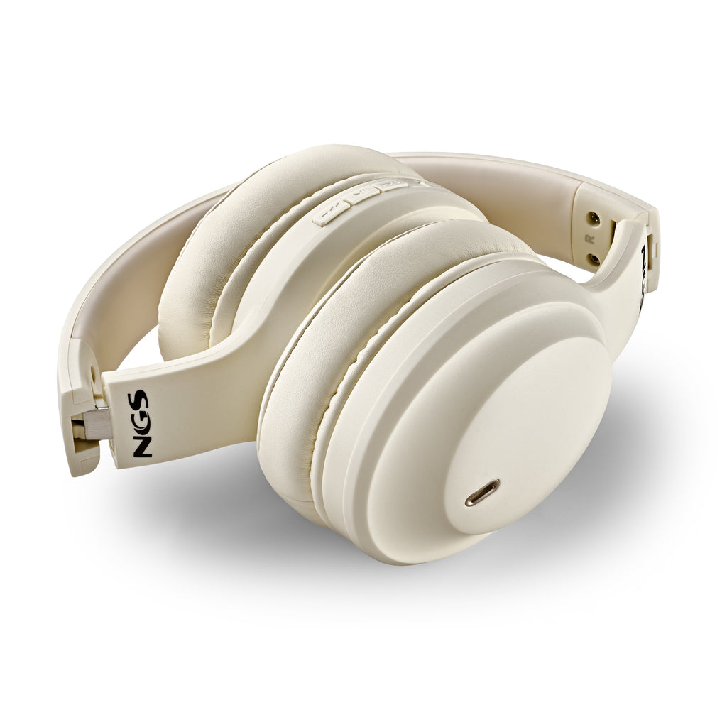 NGS ARTICA GLACIER BEIGE Auriculares Inalámbrico y alámbrico Diadema Llamadas/Música/Deporte/Uso diario Bluetooth (5)