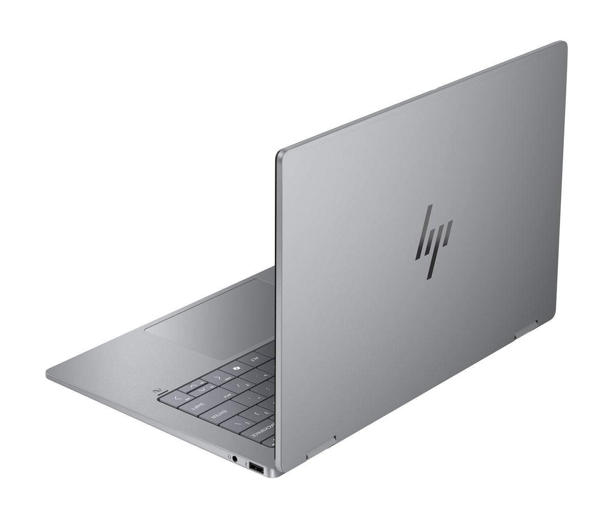HP OmniBook X FlipNGAI 14-fm0005na Copilot+ PC Intel Core Ultra 5 226V Hybrid (2-in-1) 35.6 cm (14") Touchscreen 2K 16 GB LPDDR5x-SDRAM 512 GB SSD Wi-Fi 7 (802.11be) Windows 11 Home Silver (3)