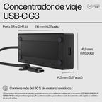 HP USB-C Travel Hub G3 USB 3.2 Gen 2 (3.1 Gen 2) Type-C (9)