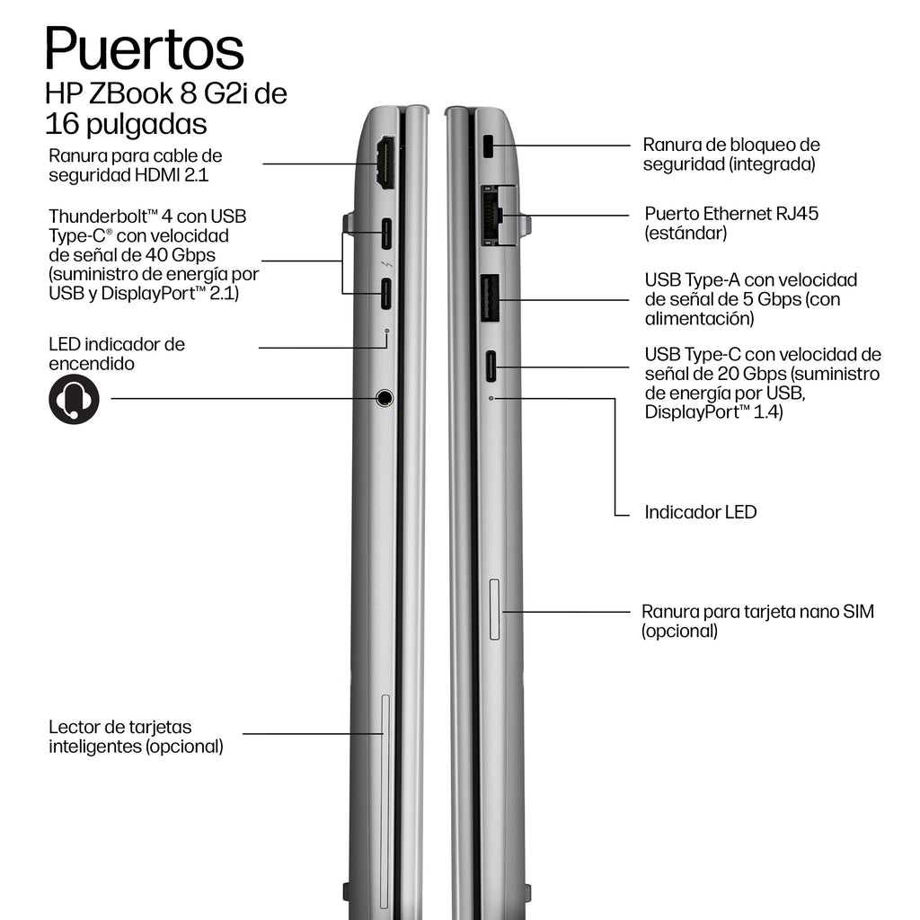 HP DQ0D3ET ordenador portatil Copilot+ PC Intel Core Ultra X9 388H 40,6 cm (16") 2.5K 64 GB LPDDR5x-SDRAM 1 TB SSD Wi-Fi 7 (802.11be) Windows 11 Pro AI Workstation, AI PC Plata (6)