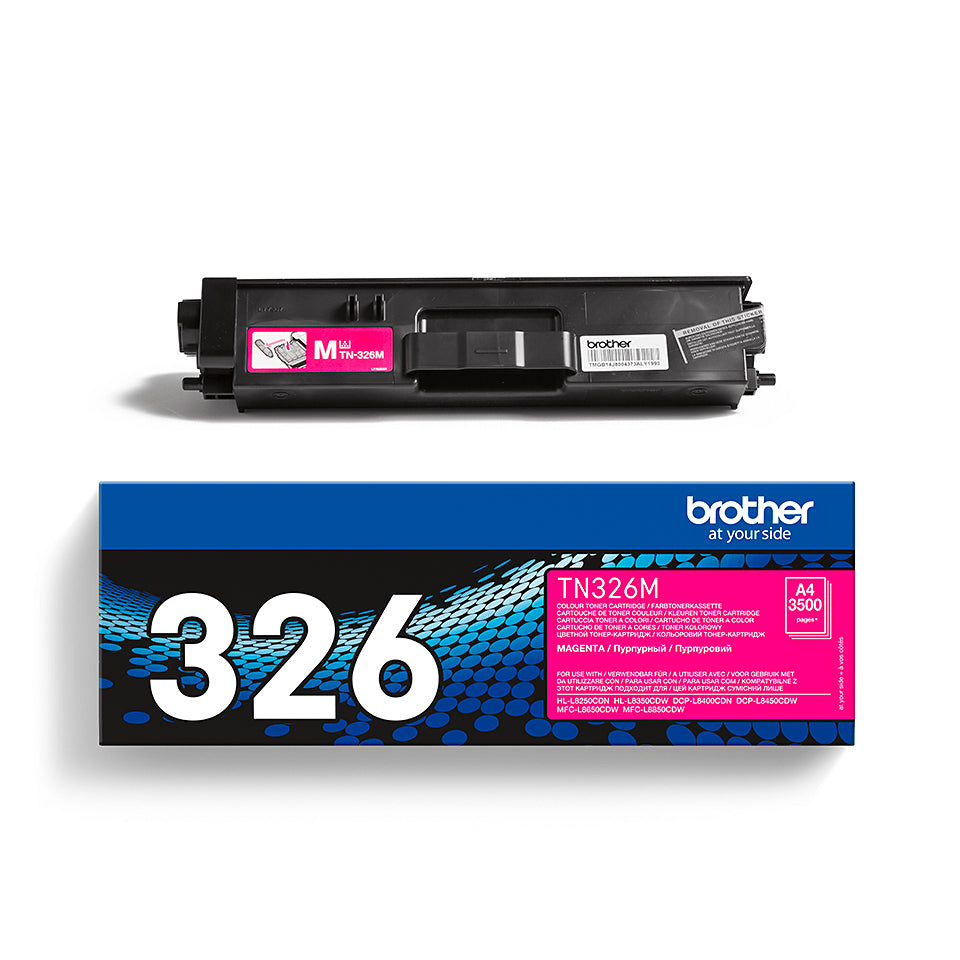 Brother TN-326M cartucho de tóner 1 pieza(s) Original Magenta (5)