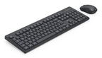 Hama WKM-100 teclado Ratón incluido Universal RF inalámbrico QWERTY Inglés internacional Negro (5)