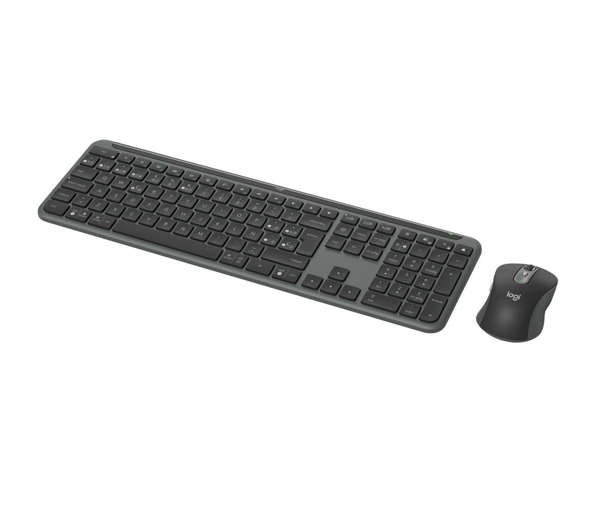 Logitech 920-012486 teclado Ratón incluido Oficina RF Wireless + Bluetooth QWERTY Español Grafito (3)