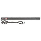 Intellinet 715614 unidad de distribución de energía (PDU) 12 salidas AC 1U Negro, Blanco (6)