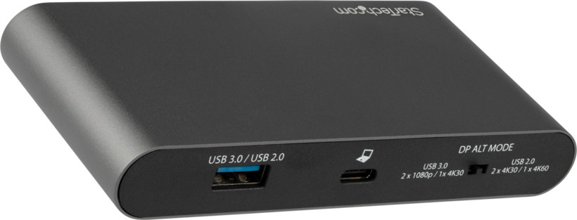 Startech - Dos Monitores, Windows, USB Tipo C a DisplayPort Doble de 4K