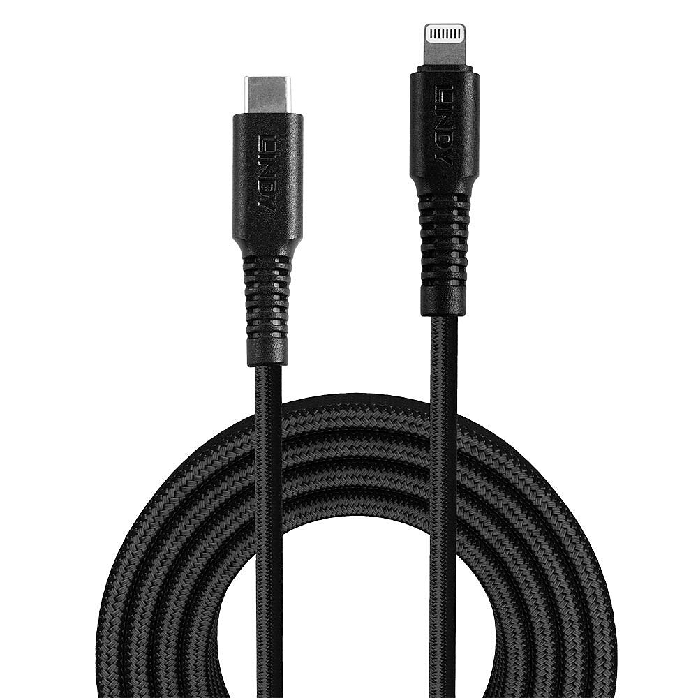 Lindy 31287 cable de conector Lightning 2 m Negro (3)