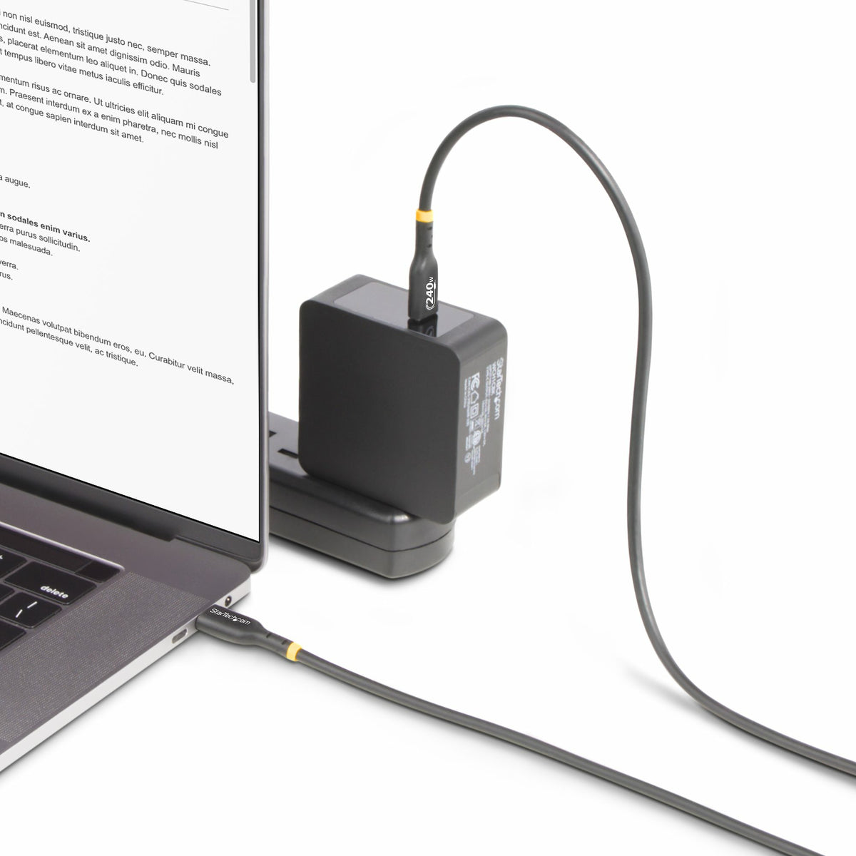 StarTech.com USB2EPR2M cable USB USB 2.0 USB C 0,48 Gbit/s Negro (7)