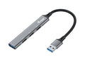 Equip 128960 hub de interfaz USB 3.2 Gen 1 (3.1 Gen 1) Type-A 5000 Mbit/s Negro, Gris