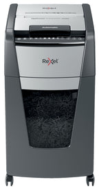 Rexel Optimum AutoFeed+ 300M triturador de papel Microcorte 55 dB 23 cm Negro, Plata
