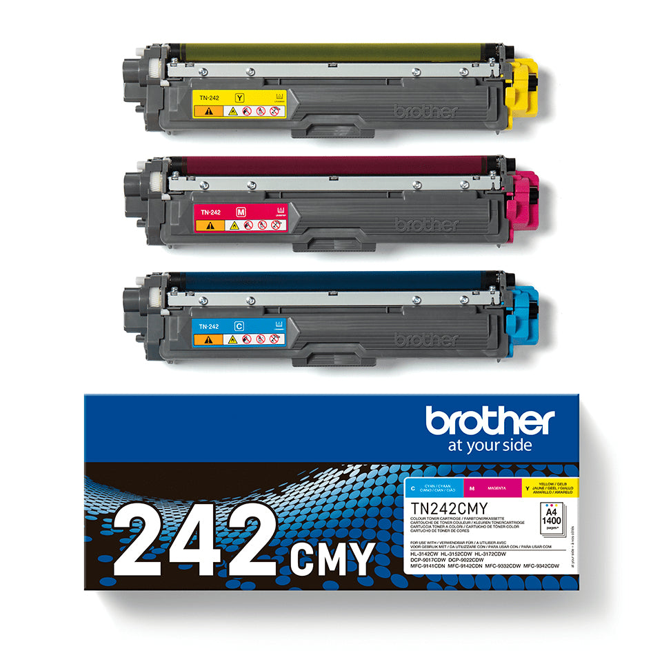 Brother TN-242CMY cartucho de tóner 1 pieza(s) Original Cian, Magenta, Amarillo (3)