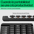 HP 430 Programmable Wireless Keypad teclado Hogar Bluetooth Negro (7)