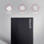 Axagon EE25-GTR USB-C 3.2 Gen 2 - SATA 6G 2.5\" externes Festplattengehäuse geriffelt Carcasa de disco duro/SSD Negro 2.5" (3)