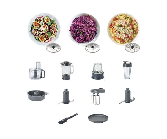 Kenwood MultiPro Compact+ FDM316SS robot de cocina 800 W 2 L Gris Báscula