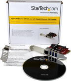 Startech PEXUSB3S3GE - Ladrón USB Interno, Adaptador red / USB (5)