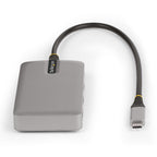 StarTech.com HB31C3A1CDPPD3 hub de interfaz USB 3.2 Gen 2 (3.1 Gen 2) Type-C 10000 Mbit/s Plata (5)