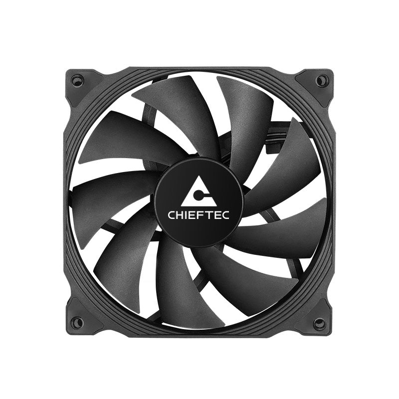 Chieftec ZF-1225PWM sistema de refrigeración para ordenador Carcasa del ordenador Ventilador 12 cm Negro 1 pieza(s) (3)