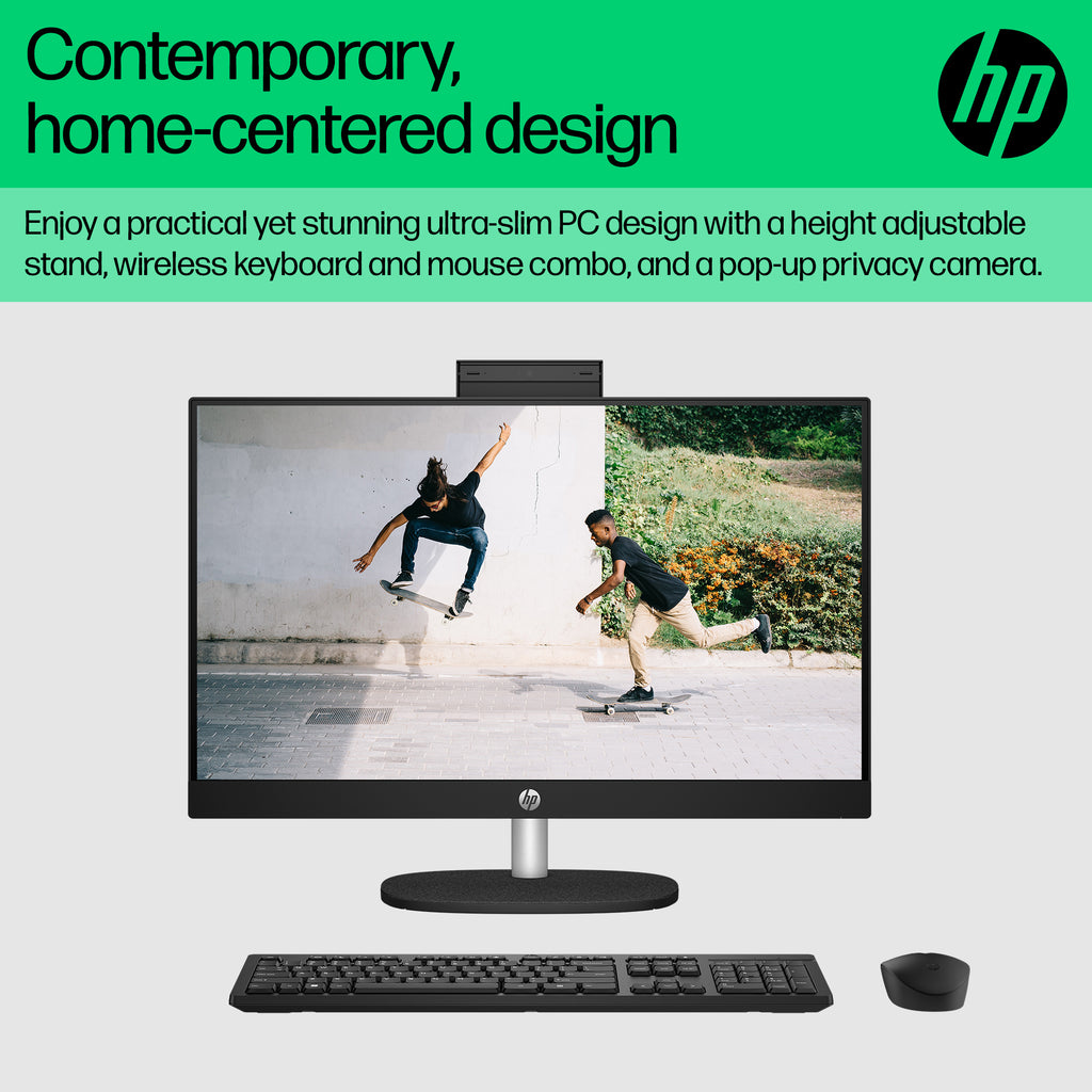 HP 24 -cr0063na PC Intel® Core™ i3 i3-N300 60.5 cm (23.8") 1920 x 1080 pixels All-in-One PC 8 GB DDR4-SDRAM 256 GB SSD Windows 11 Home Wi-Fi 6 (802.11ax) White (6)