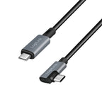 LogiLink CU0182 cable USB USB 2.0 1 m USB C 0,48 Gbit/s 100 W Negro, Plata (2)