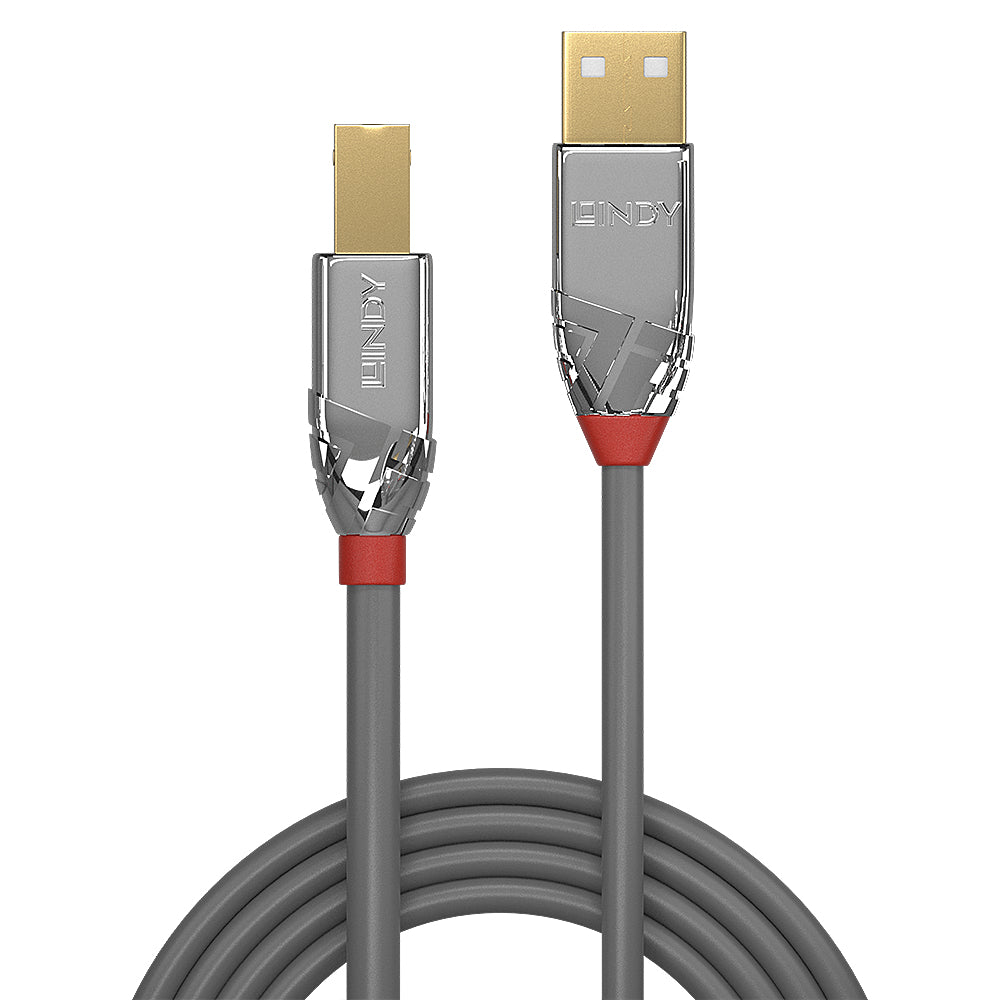 Lindy 36645 cable USB USB 2.0 7,5 m USB A USB B 0,48 Gbit/s Gris (3)