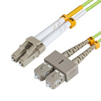 Microconnect FIB5610005 Cable de fibra óptica e InfiniBand 0,5 m LC SC Verde (2)