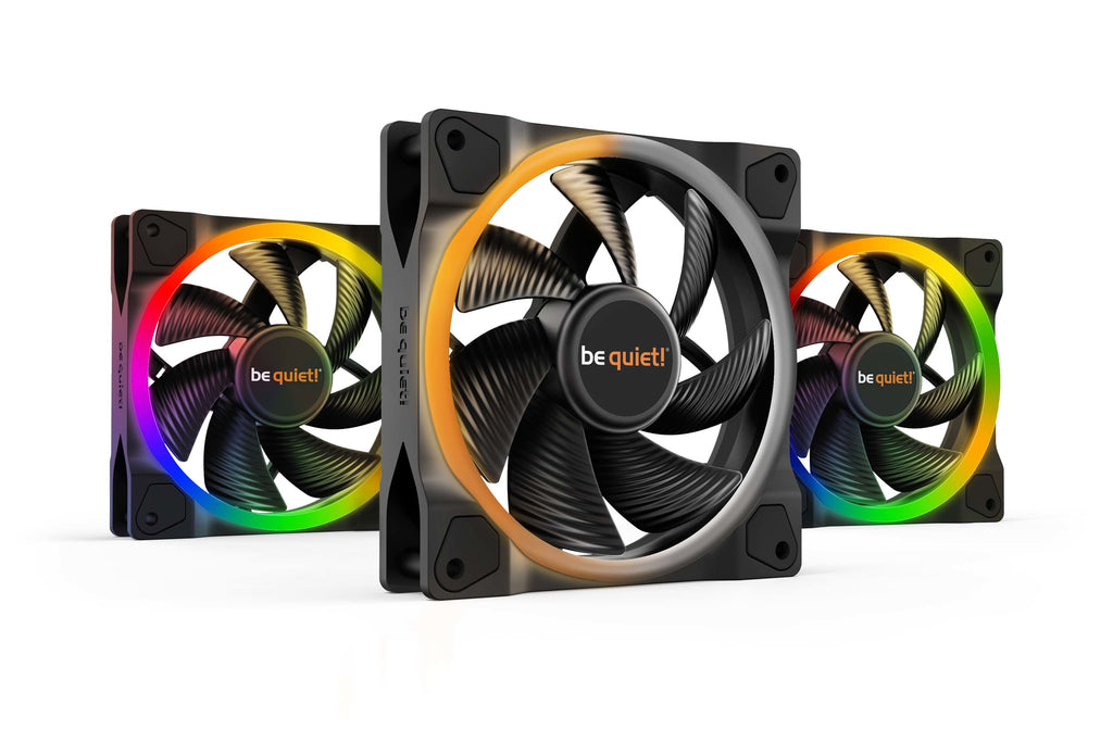 be quiet! Light Wings | 120mm PWM Triple Pack Carcasa del ordenador Ventilador 12 cm Negro 3 pieza(s)