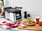 Tefal Clear Duo FR600D Sencillo 0,65 L Independiente 2000 W Freidora Negro, Acero inoxidable (4)