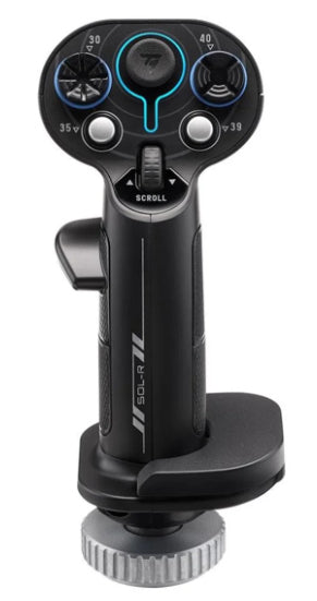 Thrustmaster Sol-R 3 AVA Add-On Grip Negro USB Palanca de vuelo Analógico/Digital PC
