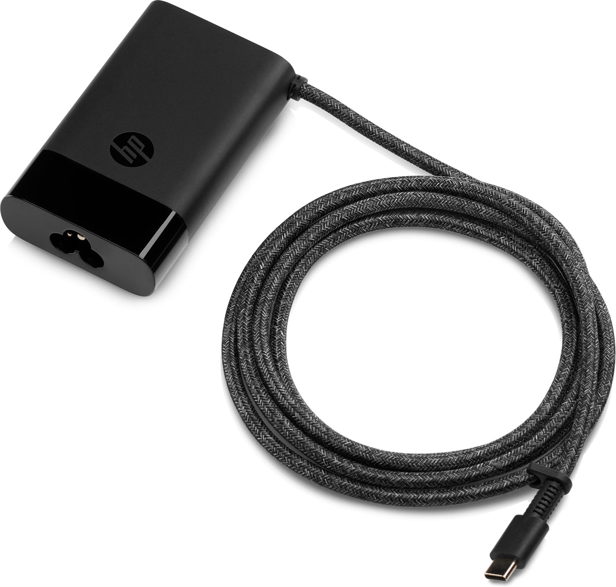 HP USB-C 65W Laptop Charger adaptador e inversor de corriente Interior Negro (2)