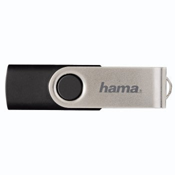 Hama Rotate 128GB USB 2.0 unidad flash USB USB tipo A Negro, Plata (3)