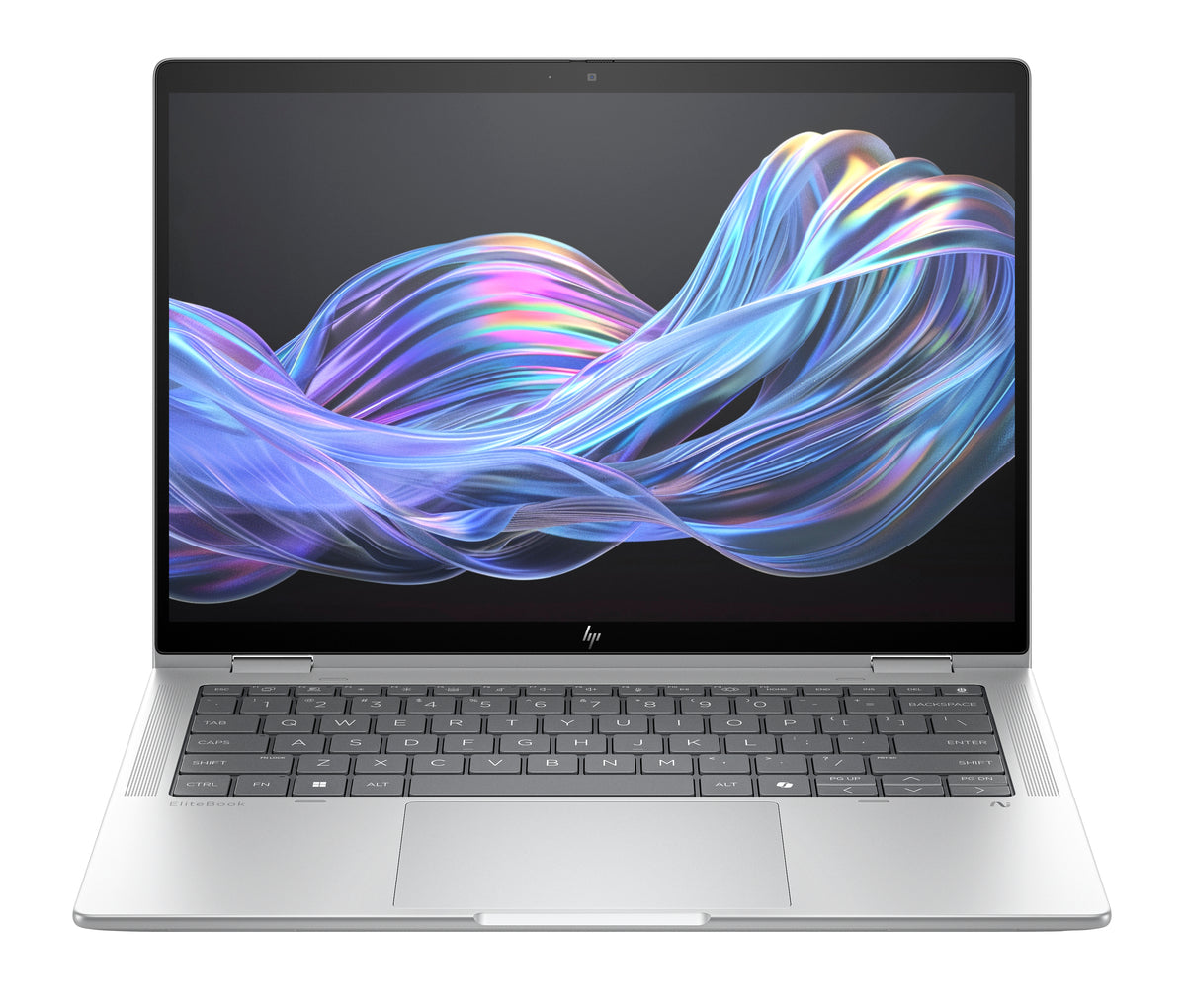 HP EliteBook X Flip G1i Next Gen AI PC Wolf Pro Security Edition Copilot+ PC Intel Core Ultra 5 226V Híbrido (2-en-1) 35,6 cm (14") Pantalla táctil WUXGA 16 GB LPDDR5x-SDRAM 512 GB SSD Wi-Fi 7 (802.11be) Windows 11 Pro Plata