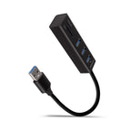 Axagon HMA-CR3A base para portátil y replicador de puertos Alámbrico USB 3.2 Gen 1 (3.1 Gen 1) Type-A Negro