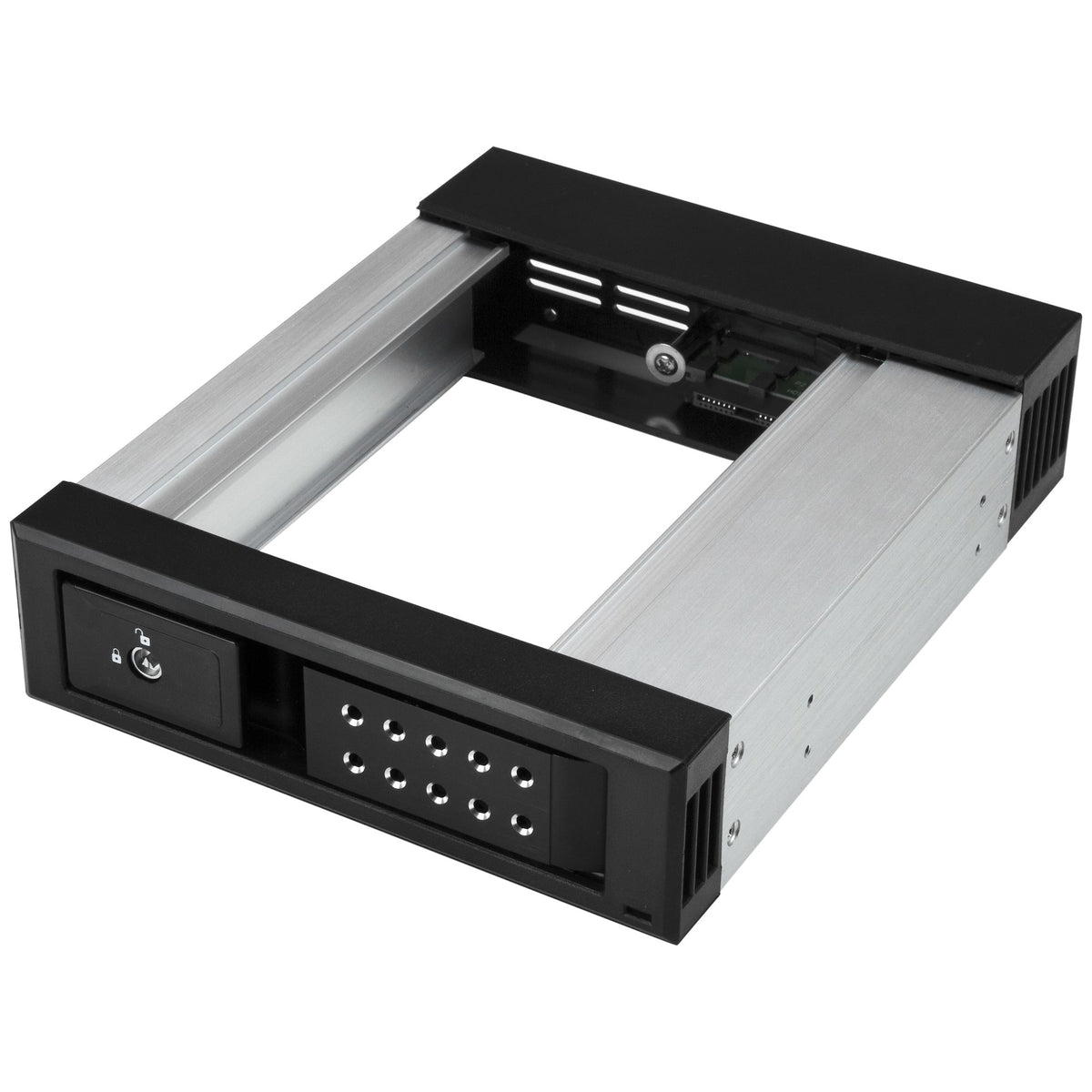StarTech.com HSB1SATSASBA panel bahía disco duro 13,3 cm (5.25") Panel de instalación Negro