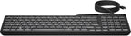 HP 405 Multi-Device Backlit Wired Keyboard teclado Oficina USB QWERTY Inglés Negro (7)