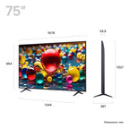 LG UHD AI 75UA74006LB Televisor 190,5 cm (75") 4K Ultra HD Smart TV Wifi Azul (3)